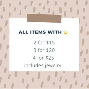 All jewelry included in this deal